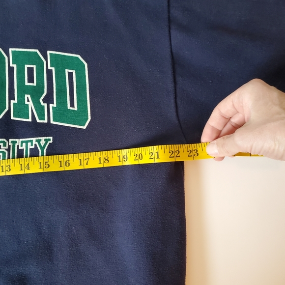 Oxford University crewneck sweater. Large (see measurements) Navy/Green.… - Picture 9 of 11
